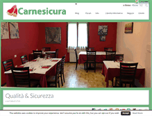 Tablet Screenshot of carnesicura.it